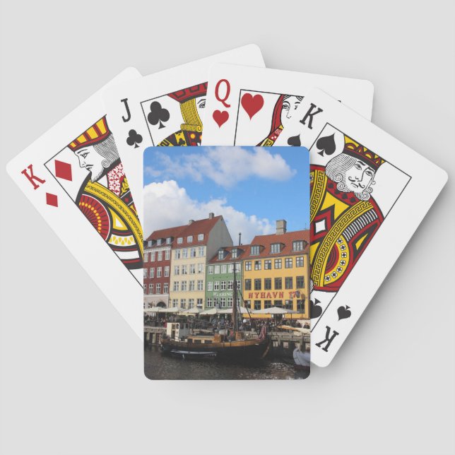 Nyhavn Copenhagen Denmark Poker Cards (Back)