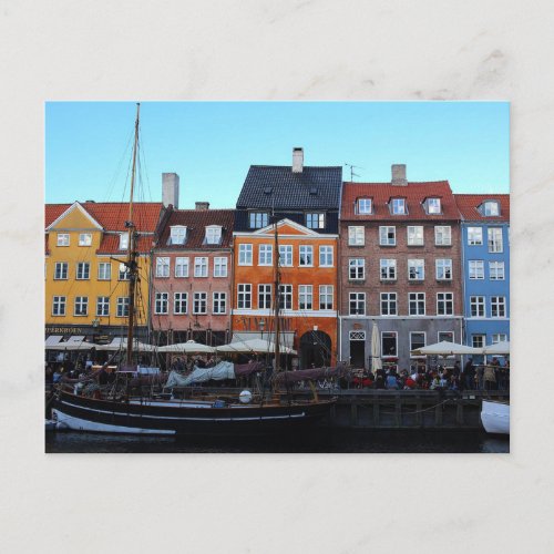 Nyhavn Copenhagen Denmark Postcard