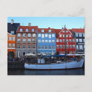 Nyhavn Copenhagen Denmark Postcard
