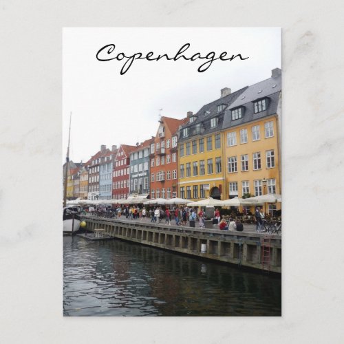 nyhavn scene postcard