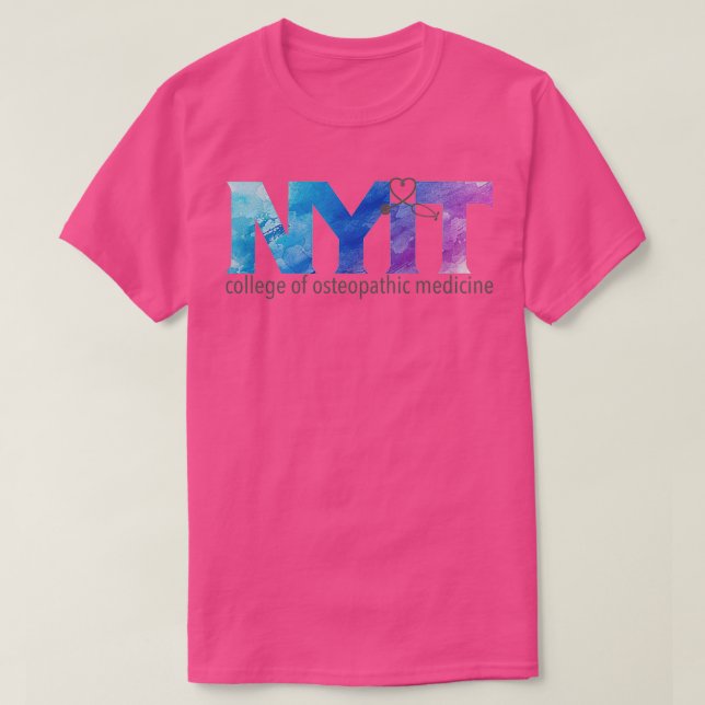 NYITCOM BluePurple Watercolor T-Shirt (Design Front)
