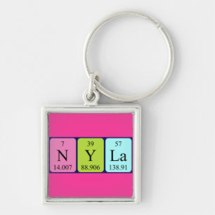 Nyla periodic table name keyring