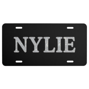 Nylie Aluminum License Plate