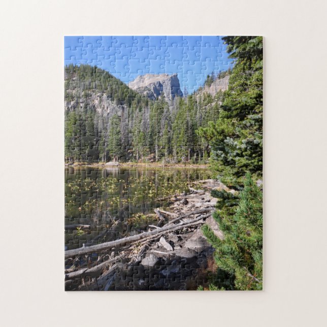 Nymph Lake Rocky Mountain National Park Puzzle (Vertical)