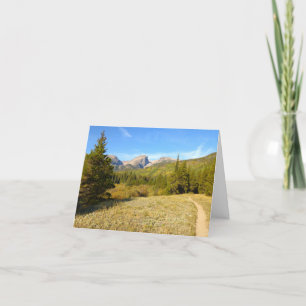 Nymph Lake Trail in Early Autumn Card