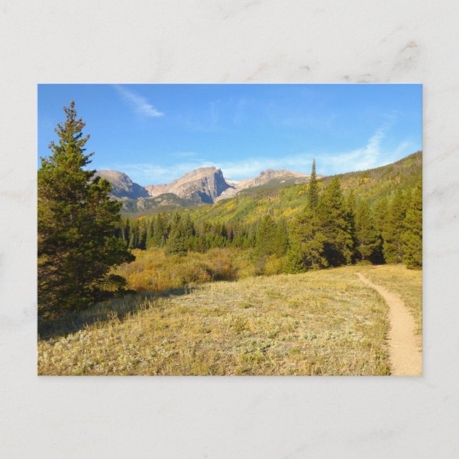 Nymph Lake Trail in Early Autumn Postcard (Front)