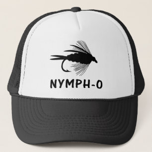 Nymph-O funny fly fishing lure Trucker Hat