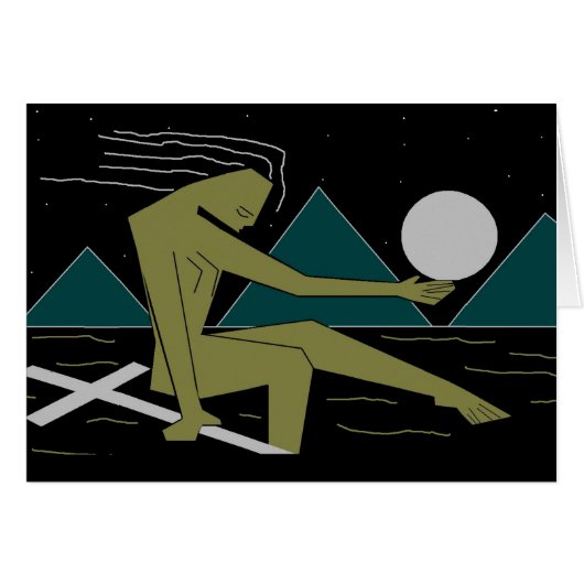 Nymph With Cross Cards (Front Horizontal)