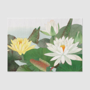 Nymphaea lotus , Decoupage Tissue Paper