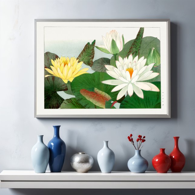 Nymphaea Lotus Floral Art Poster (Creator Uploaded)