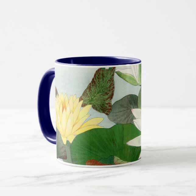 Nymphaea lotus mug (Front Left)