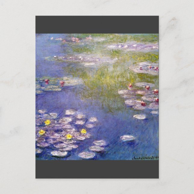 Nympheas at Giverny by Claude Monet Postcard (Front)