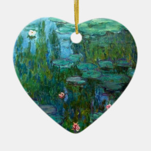 Nympheas Ceramic Ornament