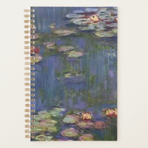 Nymphas Claude Monet Planner