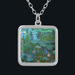 Nympheas Silver Plated Necklace<br><div class="desc"></div>