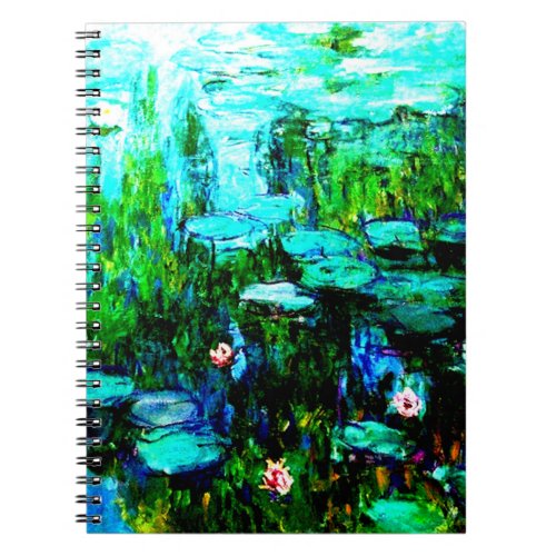 Nympheas Water Lillies Monet Photo Binder Notebook