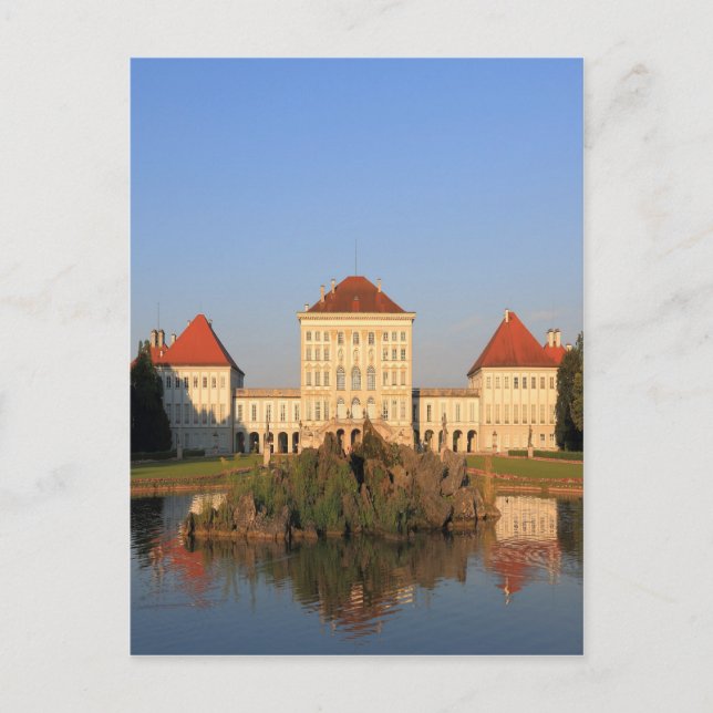 Nymphenburger Schloss at sunset Postcard (Front)