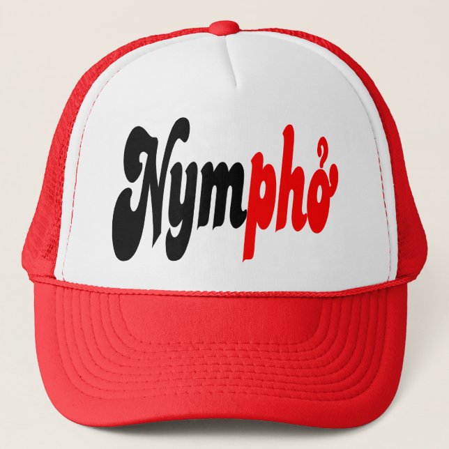 Nympho Trucker Hat (Front)