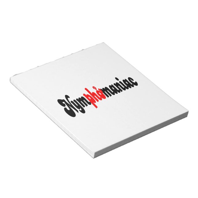 Nymphomaniac Notepad (Angled)