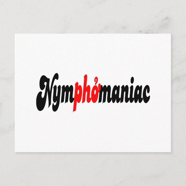 Nymphomaniac Postcard (Front)