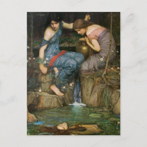 Nymphs Finding the Head of Orpheus Postcard