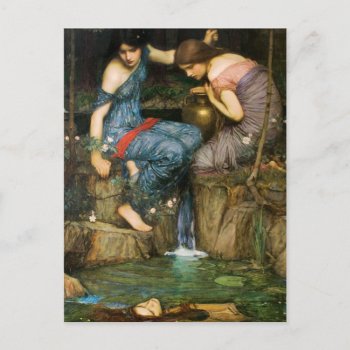 Nymphs Finding The Head Of Orpheus Postcard by VintageSpot at Zazzle