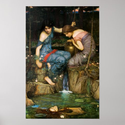 Nymphs Finding The Head of Orpheus Poster