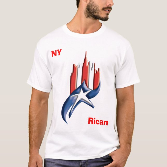 NYrican, NY, Rican T-Shirt (Front)