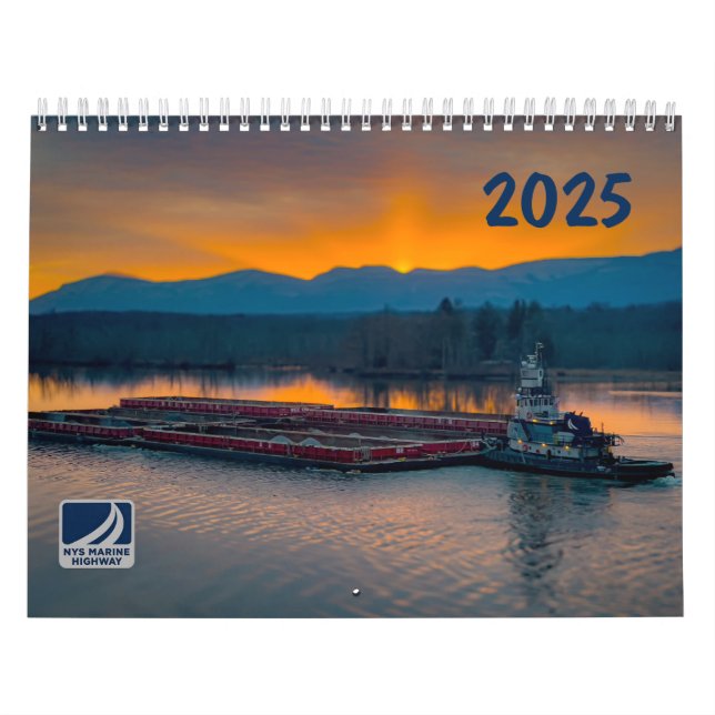 NYS Marine Highway - Tugs at Work 2025 Calendar (Cover)