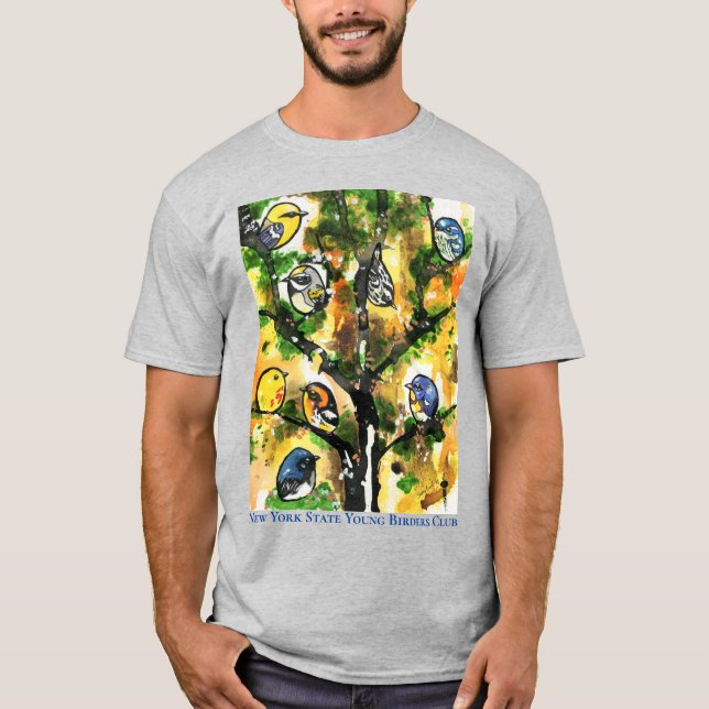 NYS Young Birders Club T-Shirt (Men's) (Front)