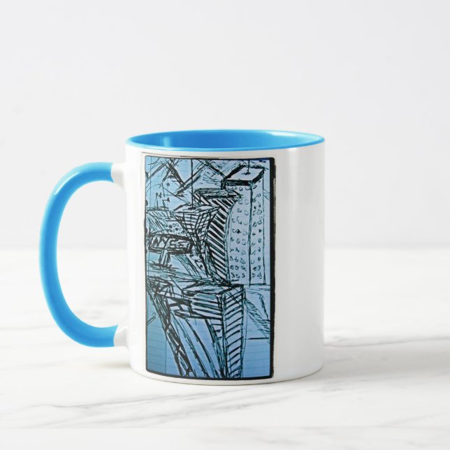 nyse sketch 2 mug (Left)