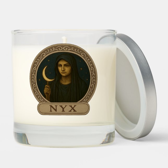 Nyx Deity Candle – Goddess of Night (Lid)