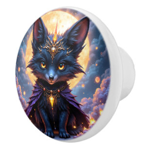 Nyx – Guardian of the Moonlight. Ceramic Knob