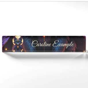Nyx – Guardian of the Moonlight. Desk Name Plate
