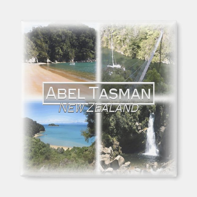 NZ0020 Oceania, New Zealand, Abel Tasman, fridge Magnet (Front)