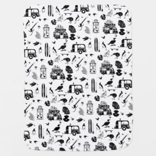 NZ holidays pattern Baby Blanket