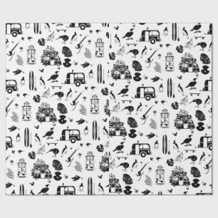 NZ holidays pattern Wrapping Paper