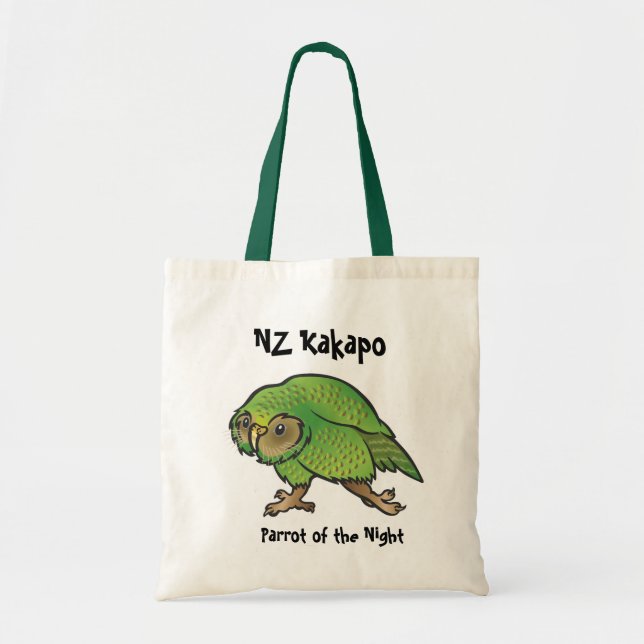 NZ Kakapo Tote Bag (Front)