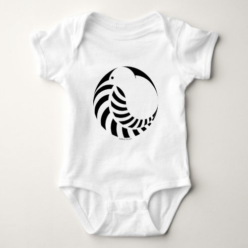 NZ Kiwi  Silver Fern Baby Bodysuit