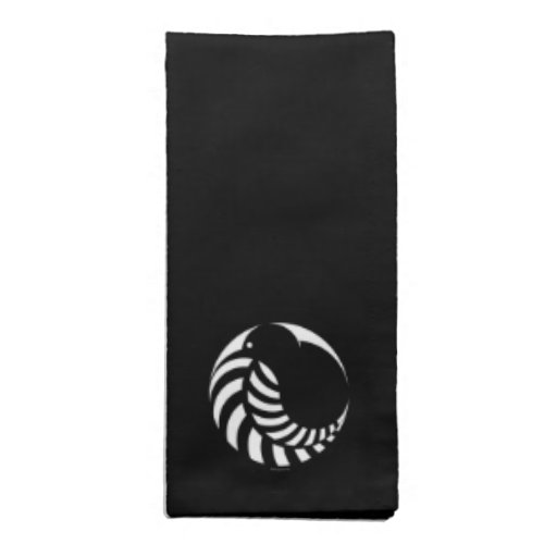 NZ Kiwi  Silver Fern Emblem Napkin