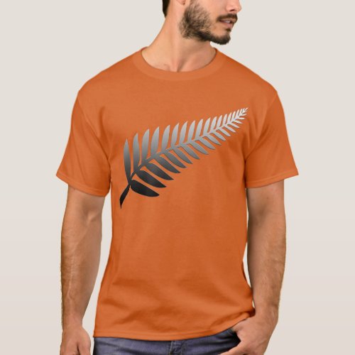 NZ Kiwi Silver Fern  for Kiwis  T_Shirt