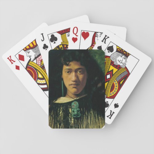 NZ Maori Leader Princess Hine Moa Historic Art Playing Cards