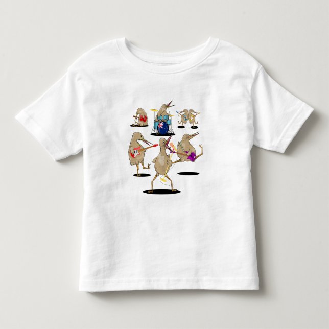NZ Music Kiwi Band Toddler T-shirt (Front)