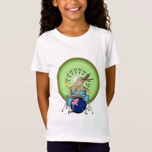 NZ music Kiwi drumming T_Shirt