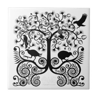 NZ Native Birds - small tile