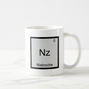 Nz - Nietzsche Funny Element Chemistry Symbol Tee Coffee Mug