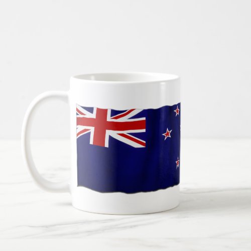 NZ Patriotic Flag of New Zealand for Kiwis Coffee Mug