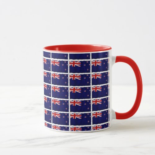 NZ Patriotic Flag of New Zealand for Kiwis Mug