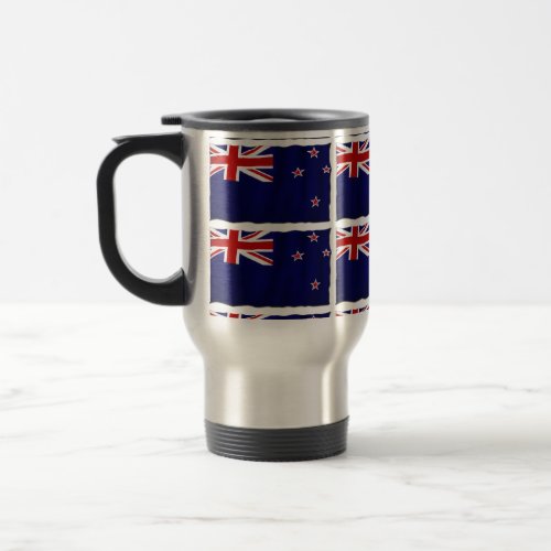 NZ Patriotic Flag of New Zealand for Kiwis Travel Mug