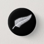 Nz Silver Fern National Emblem Patriotic Button at Zazzle